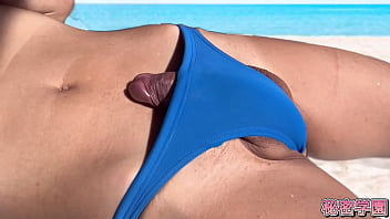 Do You Like Dicks Sticking Out Of Your Swimsuit? ? Masturbation, Handjob, Ejaculation, Secret School