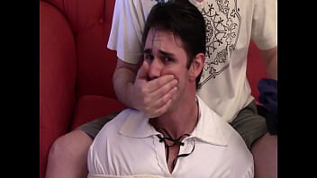 Peter Handgagged, Stuffed Mouth With Socks And Exposed Wearing Lycra Pants 1 Free