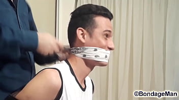 Thomas Gagged Many Times First Time In Bondage | Free