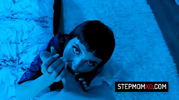 Hot Brunette Stepmom Jane Dove Reward Her Stepson With Her Wet Pussy