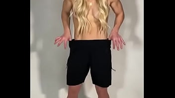 Brooke Ence Trying On Shorts