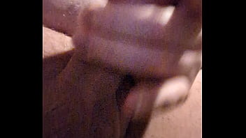 Jerking My Pierced Cock