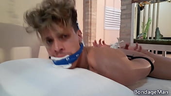 Henrique Handagged Mouth Stuffed Bandana Gagged Cuming With Dildo Tapegagged | Free