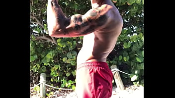 Lifeguard Pornstar - pornstar, tan, muscles, bro, flexing, abs, lifeguard, beach-body - Video 209258