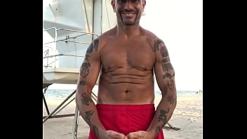 Lifeguard Pornstar - pornstar, flexing, lifeguard, beach-body - Video 226507