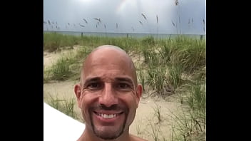Rainbow At The Beach - rainbow, abs, lifeguard, beach-body - Video 218504