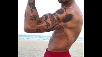 Maxxx Loadz - Beach, Flexing, Lifeguard, Bicep-flexing, Beach-body - Unknown - 2025 - Intense - Experience - Video 209165