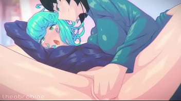 Tatsumaki Get Helped Masturbating