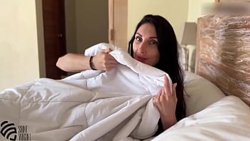 My Stepmother Woke Up In My Bed In The Morning. Hot Milf Got A Creampie.