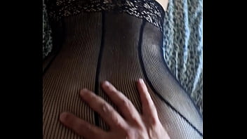 Fucking My Gorgeous Wife With Her Lycra Hood, While She Wears A Bodystocking With Garters And Blows Me Nicely