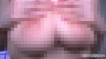 Preview: Pixilated Mindless Slave To Busty Goddess - Oily Tits Tease And Pixilated Mind Fuck