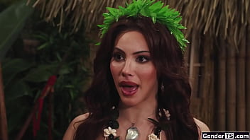 Cowabunga Thats One Hot Big Tits Trans Lady I Stumbled Upon