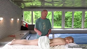 Old Masseur Nico N Fucks Twenty Year Old Babe Emily Ross