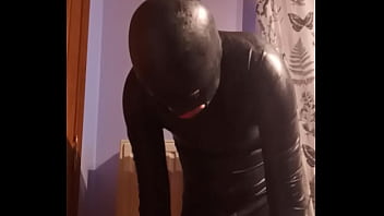 Trying Latex Clothes