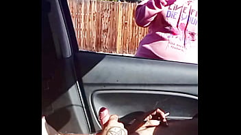 Public Dick Flash She Stops To Watch Cumshot