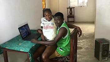 Computer Tutor Couldn_t Resist My Big Ass And Saggy Boobs While Teaching Me, While He Taught Me Computer I In Turn Taught Him Some Fuck Lessons On The Same Table Where He Places His Computer.