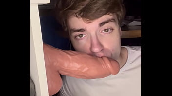 This Is The Biggest Dildo I Have Ever Sucked!