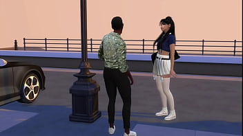 From School To Work A Young Girl Works As A Prostitute