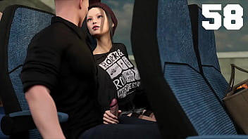 Taboo University #58 - Hot Emo Girl Gives Me A Handjob Inside A Public Bus - 3d Porn Games