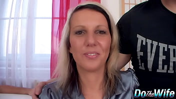 Blonde Wife Lucy Angel Gets Banged As Cuckold Watches