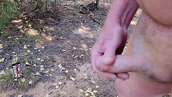 Me Spermming In The Woods 100424 1