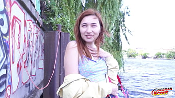 German Scout - Big Dick In Ass For Short Teen Angie Elif At Casting Fuck