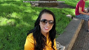 Brunette Shows A Guy Where To Go And Her Naked Body