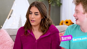 Tale Of Two Cute Step Sisters In Pj' Who Swap