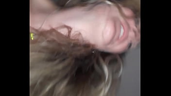 Hot Blonde Sucking My Cock Before Riding It Like A Champ