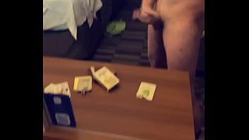 Peter Fitz Jerks Cum Onto Hotel Carpet