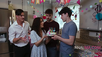 Cute Step Mother Gets All Dicks On Ass On Birthday - Liv Revamped, Nade Nasty, Nick Strokes