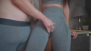 Can_t Stop Touching Step Mother After The Gym! Yoga Pants Sex And Creampie 4k