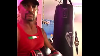 Hitting The Heavy Bag The Pornstar That Loves To Workout Maxxx Loadz