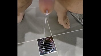 Cumming Down The Drain Like Mario