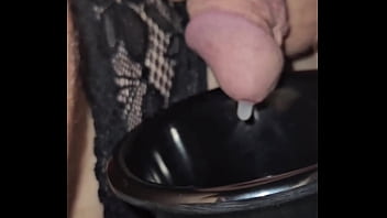 Milking Tons Of Cum For Drinking And Bouncing On The Dick In My Favorite Lingerie