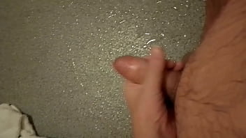 Stroking My Semi Soft Uncut Cock In Shower (no Cumshot)