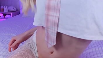 Sweet Eaton Caressing Her Hole And Balls