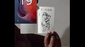 Adding A Little More Detail On To 3:19am Optical Illusion Drawing