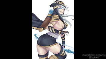 League Of Legends - Ashe Slideshow - League Of Legends Hentai Compilation