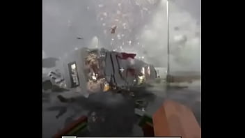 Block Man Explodes On Earth