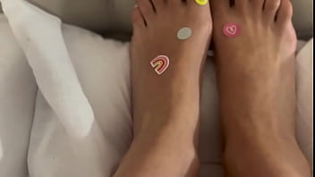 Cute Stickers On Your Girlfriend' Feet