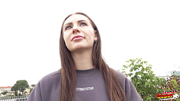 German Scout - Small Tits Long Labia Teen Emma Evans Pickup And Talk To Hard Casting Fuck