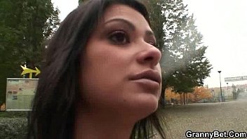 Granny Prostitute Is Picked Up And Fucked