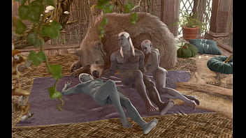 Baldur' Gate 3 Naked Playthrough: Drow Twins Sex Scene (no Mods)