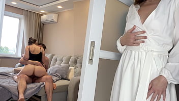 I Was Fucked By Horny Stepmom While My Girlfriend Was At School - Russian Amateur With Conversations