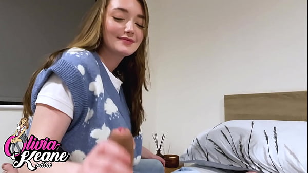 Brit Teen Gives An Oily Handjob - pornstar, handjob, amateur, homemade, chubby, curvy, lingerie, fetish, female, underwear, first-time - Video 196789