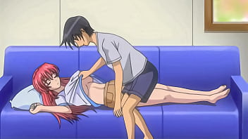 Hentai - Touching My Step Sister' Tits While She Rests [subtitled]