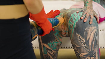 Anal Pornstars Anuskatzz And Stacy Bloom - Atm Lesbian Pussy Licking Big Dildo Xl Sextoy Halloween Special Play - anal, dildo, lesbian, pornstar, ass, petite, booty, ass-licking, domination, ass-to-mouth, lube, new - Video 191532