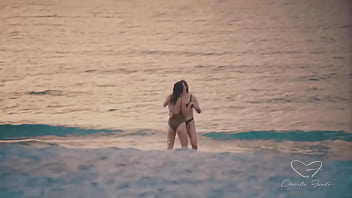 Beach Sex! Lesbians Charlie Forde _ Olive Gee Make Out!
