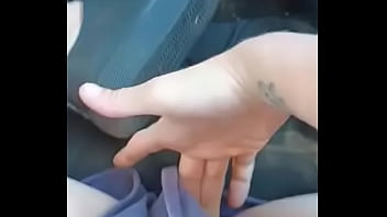 Masturbating In The Car - pussy, outdoor, amateur, fingering, homemade, wife, wet, masturbation, public, vagina, girlfriend, v - Video 201735